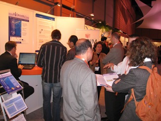 Simultaneous demonstrations and presentations to interested visitors at ICT 08